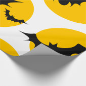 Halloween Vleermuizen Silhouet Volle Maan Cadeaupapier