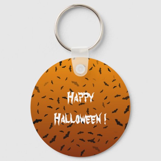 Halloween - Vleermuizen Sleutelhanger (Voorkant)