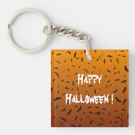 Halloween Vleermuizen Sleutelhanger (Voorkant)