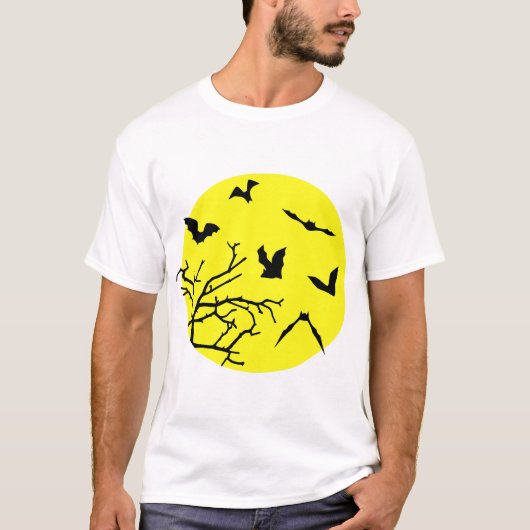 Halloween vleermuizen  t-shirt (Voorkant)