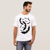 Halloween Vleermuizen    T-shirt (Voorkant volledig)