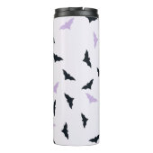 Halloween Vleermuizen Thermomok Thermosbeker (Achterkant)