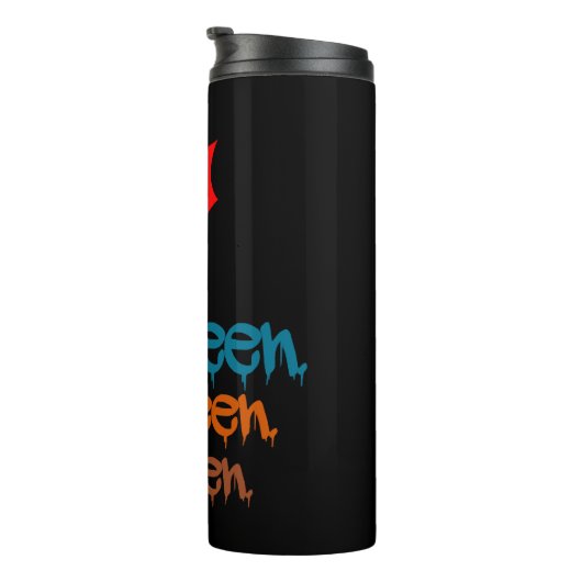 Halloween vleermuizen! thermosbeker (Geroteerd rechts)