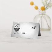 Halloween vleermuizen Volle Maan Plaats Kaarten Plaatskaartje (Voorkant)