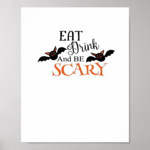 Halloween Vleermuizen Zijn Schattig Grappig Meme Poster