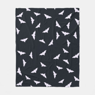 Halloween vleermuizen zwart fleece deken