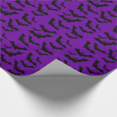 Halloween vlekpatroon cadeaupapier (Hoek)