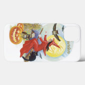  Halloween, vliegende heks met een zwarte kat Case-Mate iPhone Case (Achterkant (horizontaal))