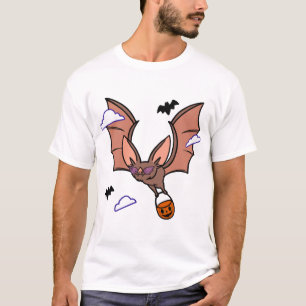 Halloween vliegende vleermuis schattig t-shirt