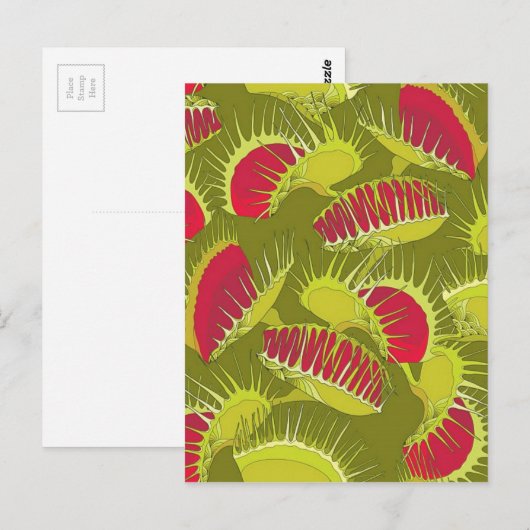 halloween-vliegval briefkaart (Voorkant / Achterkant)