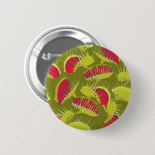 halloween-vliegval ronde button 5,7 cm (Voorkant /achterkant)