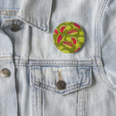 halloween-vliegval ronde button 5,7 cm (In situ)