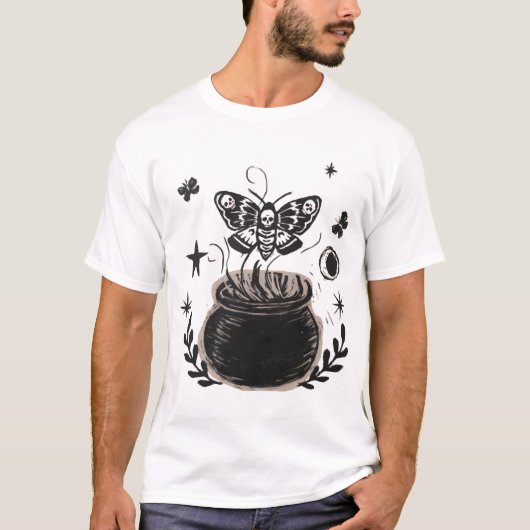Halloween vlinder t-shirt (Voorkant)