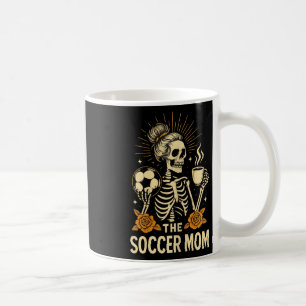 Halloween Voetbal Moeder Voetbal Moeder Kunst Voet Koffiemok