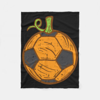 Halloween Voetbal Pompoen Voetbal Kostuum Jongen Fleece Deken