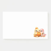 Halloween Vogel Vrienden Horizontale Post-It Notit Post-it® Notes (Voorkant)