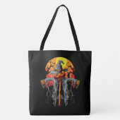 Halloween Vogelverschrikker Boodschappentas Tote Bag (Voorkant)