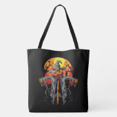 Halloween Vogelverschrikker Boodschappentas Tote Bag (Achterkant)