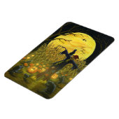 Halloween vogelverschrikker in een maïsveld "Jack' Magneet (Linkerzijde)