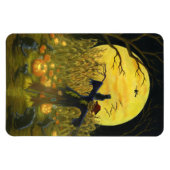 Halloween vogelverschrikker in een maïsveld "Jack' Magneet (Horizontaal)