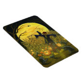 Halloween vogelverschrikker in een maïsveld "Jack' Magneet (Rechterzijde)