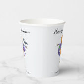 Halloween vogelverschrikker met pompoen papieren bekers (Rechts)