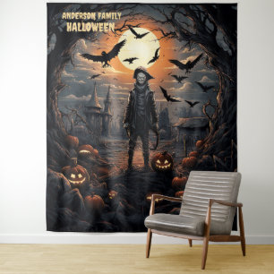 Halloween Vogelverschrikker Ophanging Wandkleed