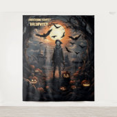 Halloween Vogelverschrikker Ophanging Wandkleed (Voorkant)