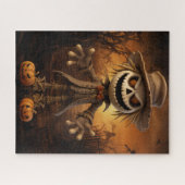Halloween Vogelverschrikker Puzzel (Horizontaal)