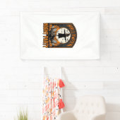 Halloween Vogelverschrikker Shirt Vintage Kerkhof  Spandoek (Insitu)