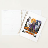 Halloween vogelverschrikker snoepzak pompoenen hek planner (Display)