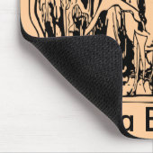 Halloween vogelverschrikker zonder brein muismat (Hoek)