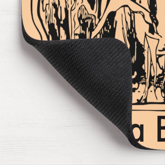 Halloween vogelverschrikker zonder brein muismat (Hoek)