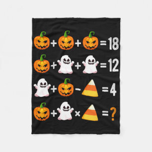 Halloween Volgorde van Operaties Wiskunde Hallowee Fleece Deken