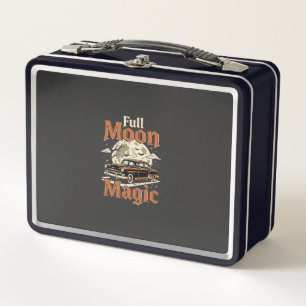 Halloween Volle Maan Magie Vintage Auto
