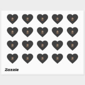 Halloween Volle Maan Magie Vintage Auto Hart Sticker (Vel)