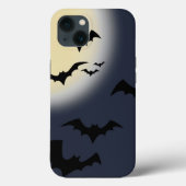 Halloween volle maan met vleermuizen Case-Mate iPhone case (Achterkant)