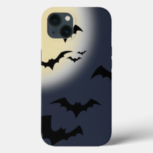 Halloween volle maan met vleermuizen Case-Mate iPhone case