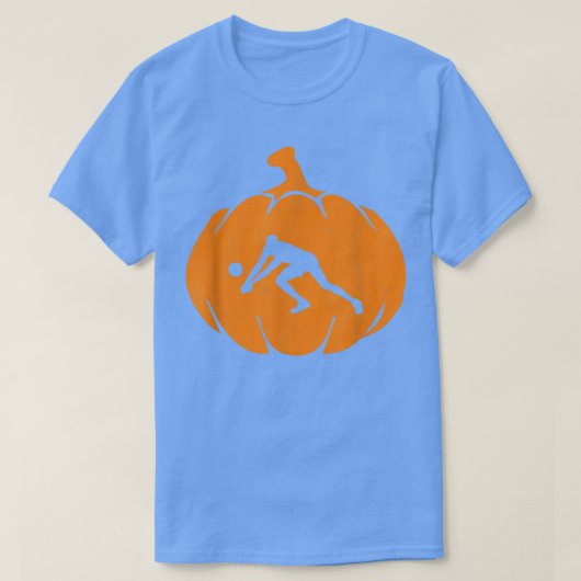 Halloween Volleyball Pumpkin T-shirt (Design voorkant)