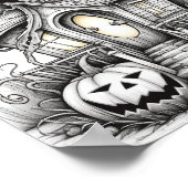 Halloween volwassen kleuring poster (Hoek)
