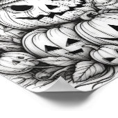 Halloween volwassen kleuring poster (Hoek)