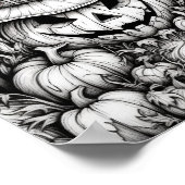 Halloween volwassen kleuring poster (Hoek)