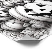 Halloween volwassen kleuring poster (Hoek)