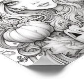 Halloween volwassen kleuring poster (Hoek)