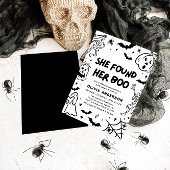 Halloween vond haar Boo Vrijgezellenfeest Kaart