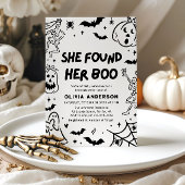 Halloween vond haar Boo Vrijgezellenfeest Kaart