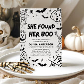 Halloween vond haar Boo Vrijgezellenfeest Kaart