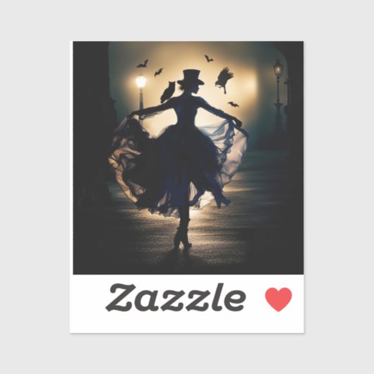 Halloween Voodoo Koningin Dansnacht Sticker (Vel)