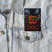 Halloween Voor Altijd In Mijn Hart Gotische Pompoe Button (Insitu)