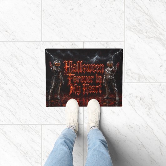 Halloween Voor Altijd In Mijn Hart Gotische Pompoe Deurmat (Binnen)